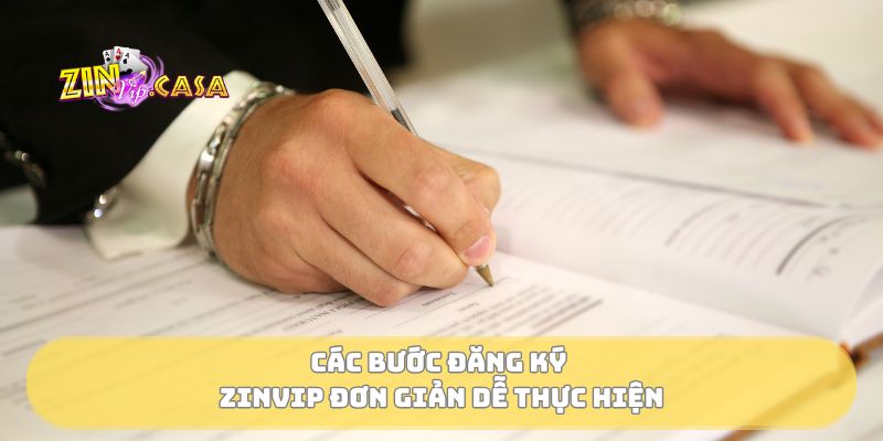 Các bước đăng ký Zinvip đơn giản dễ thực hiện