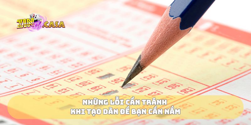Những lỗi cần tránh khi tạo dàn đề bạn cần nắm