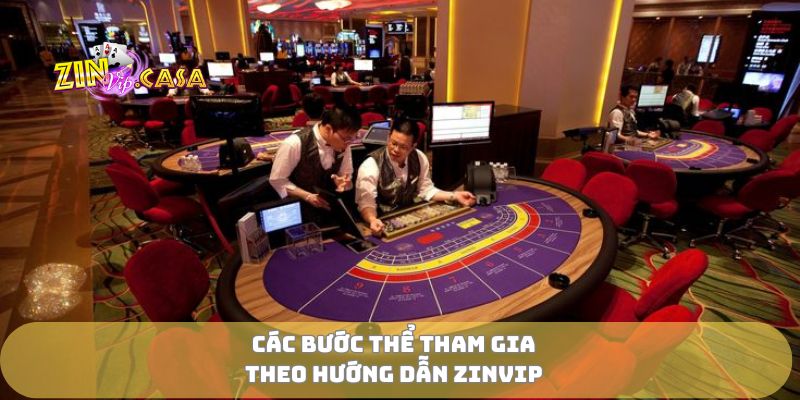 Các bước thể tham gia theo hướng dẫn zinvip