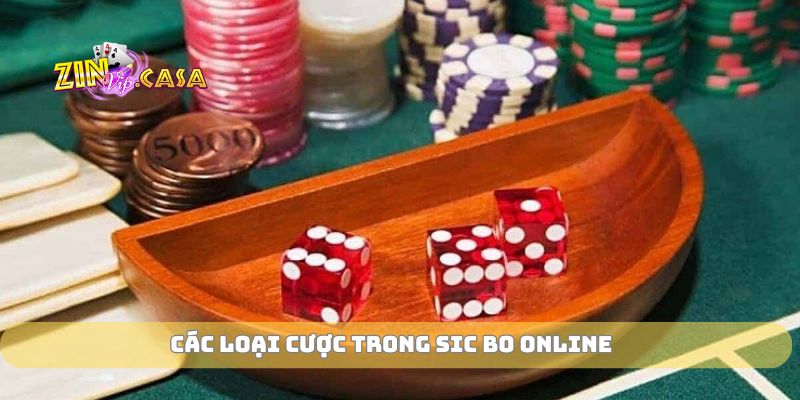 Các loại cược trong Sic Bo online