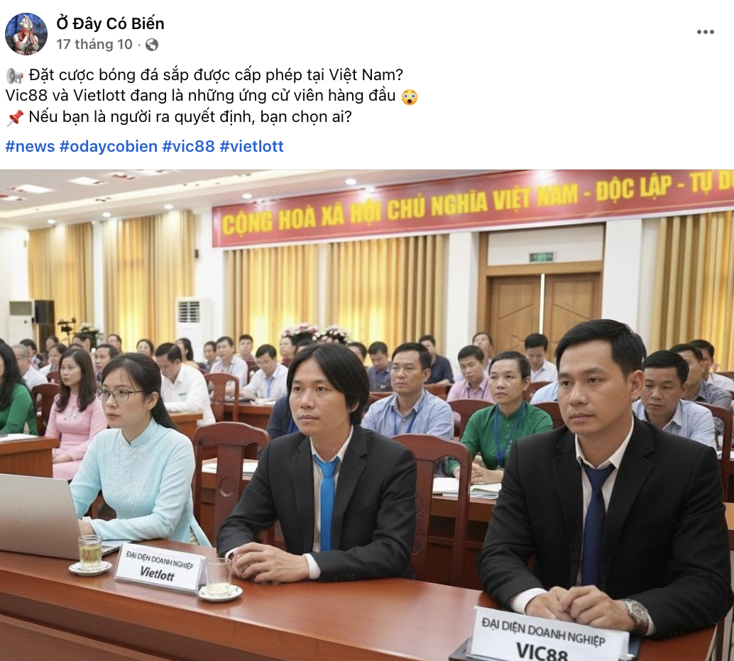 Hợp thức hoá cá cược bóng đá tại VN